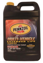 Pennzoil MULTI-VEHICLE EXTENDED LIFE Antifreeze AND SUMMER Coolant 50/50 PRedILUTED 3,78�. | ������� 071611915298 � �������