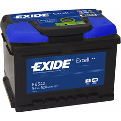 �������������� ������� Exide 54 �/�, 520 � | ������� EB542  ������ ����  � �������