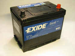 �������������� ������� Exide 70 �/�, 540 � | ������� EB704  ������ ����  � �������