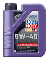 ������ �������� ����� Liqui moly Synthoil High Tech SAE 5W-40 ������������� 1924 � �������