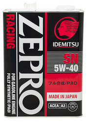 ������ �������� ����� Idemitsu Zepro Racing Sn 5W40 4� ������������� 3585041 � �������
