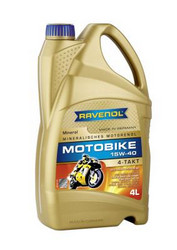 ������ �������� ����� Ravenol Motobike 4-T Mineral 15W-40 ����������� 4014835731394 � �������