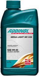 ������ �������� ����� Addinol Mega Light MV 039 0W-30, 1� ������������� 4014766071729 � �������