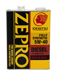 ������ �������� ����� Idemitsu Zepro Diesel 5W-40 Cf Fully Synthetic 4� ������������� 2863041 � �������