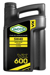 ������ �������� ����� Yacco VX 600 ������������� 302922 � �������