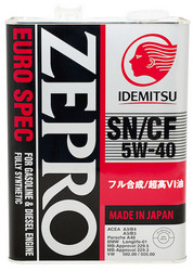 ������ �������� ����� Idemitsu Zepro Euro Spec Sn/Cf 5W40 4� ������������� 1849041 � �������