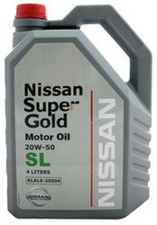 ������ �������� ����� Nissan Super Gold 20W50 SL ����������� KLAL620504 � �������