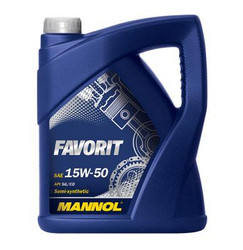 ������ �������� ����� Mannol Favorit SAE 15W/50 ����������������� 4036021505404 � �������