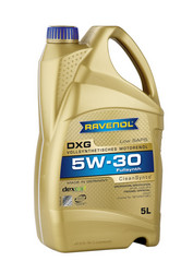 ������ �������� ����� Ravenol DXG SAE 5W-30 ( 5�)  4014835732353 � �������