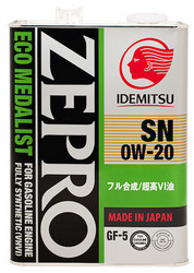 ������ �������� ����� Idemitsu Zepro Ecomedalist Sn/Gf-5 0W-20 4� ������������� 3583041 � �������