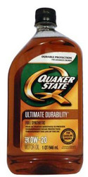������ �������� ����� Quaker state Ultimate Durability SAE 0W-20 Full Synthetic Motor Oil ������������� 073102000346 � �������