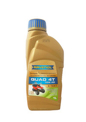 ������ �������� ����� Ravenol ����� ��� ������������ QUAD 4T SAE10W-40 (1�) ����������������� 4014835771116 � �������