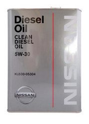 ������ �������� ����� Nissan Clean Diesel Oil 5W30 DL-1 ������������� KLB3005304 � �������