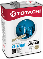 ������ �������� ����� Totachi Premium Diesel Fully Synthetic CJ-4/SM 5W-40, 4� ������������� 4562374690745 � �������
