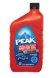 ������ �������� ����� Peak High Mileage Oil 5W-20 (0,946�) ����������������� P2MH576 � �������
