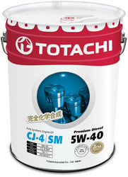 ������ �������� ����� Totachi Premium Diesel Fully Synthetic CJ-4/SM 5W-40, 20� ������������� 4562374690769 � �������