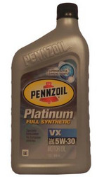 ������ �������� ����� Pennzoil Platinum VX 5W30 ������������� 071611000499 � �������