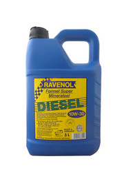 ������ �������� ����� Ravenol Formel Diesel Super 10W-30, 5� ����������� 4014835633452 � �������