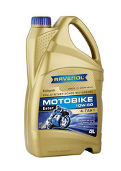 ������ �������� ����� Ravenol Motobike 4-T Ester, 4� ������������� 4014835730991 � �������