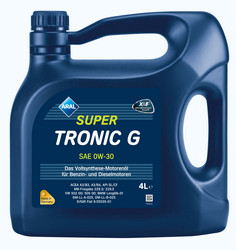 ������ �������� ����� Aral  Super Tronic G 0W-30, 4�. ������������� 10383 � �������