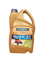 ������ �������� ����� Ravenol ����� ��� ������������ QUAD 4T SAE10W-40 (4�) ����������������� 4014835771192 � �������
